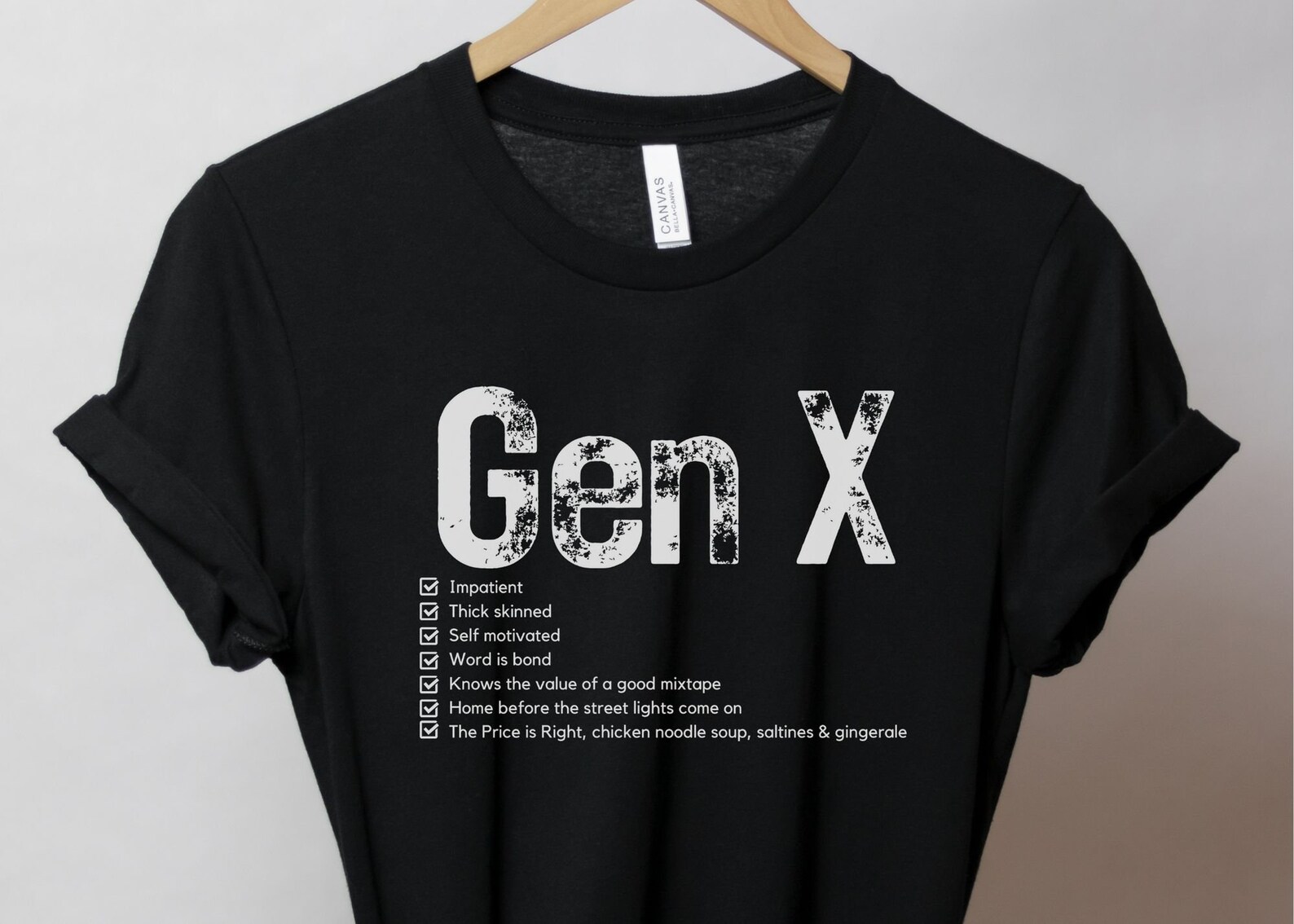 Gen X Description Short Sleeve Shirt Grey Tee Funny Gen X Etsy