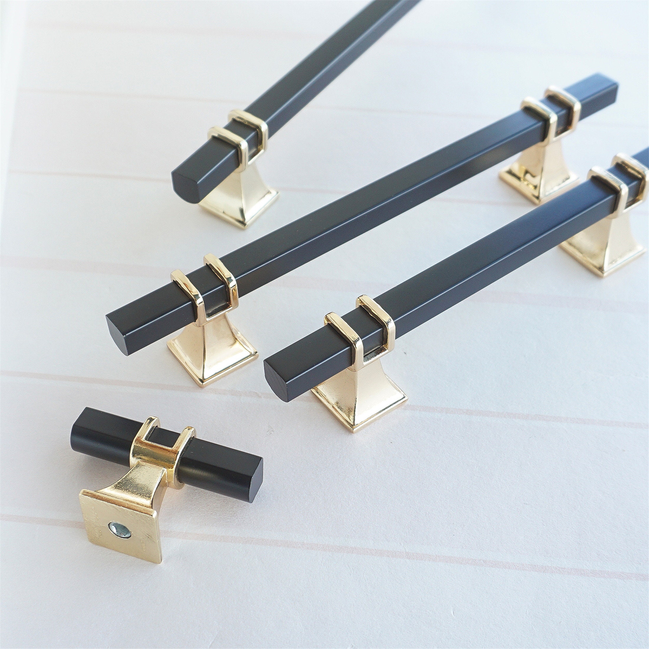 3.78 5 7.55 12.6Black Gold Drawer Etsy