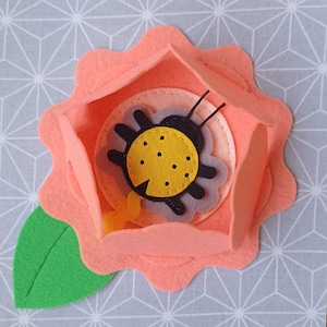 Personalized Felt Quiet Book: Montessori Toy for Fine Motor Skills