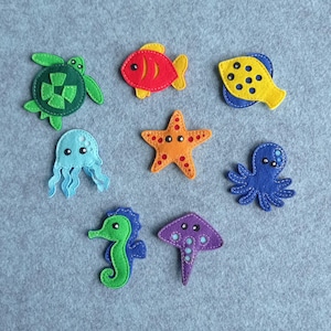 Felt Fish Game Pattern: Quiet Book, Toddler Learning (PDF, SVG, FCM Files) + video tutorial