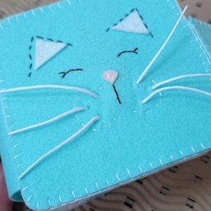 Rainbow Cat Quiet Book Pattern PDF – Color Learning Activity Book, Montessori Inspired (3+)