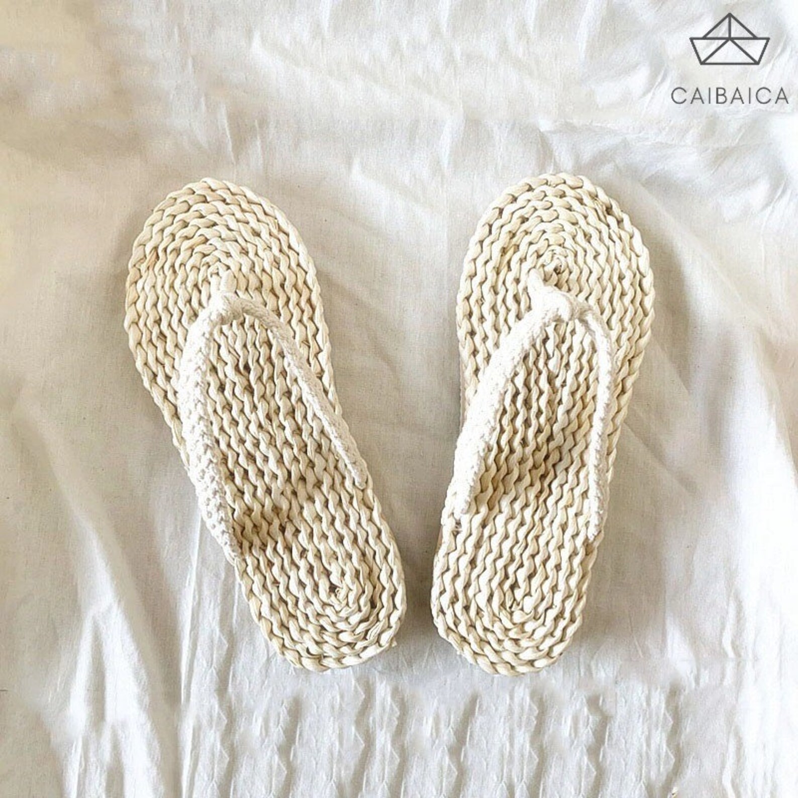 straw slippers