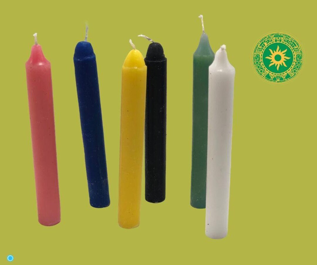 6 CANDLES OF ALL COLORS Etsy