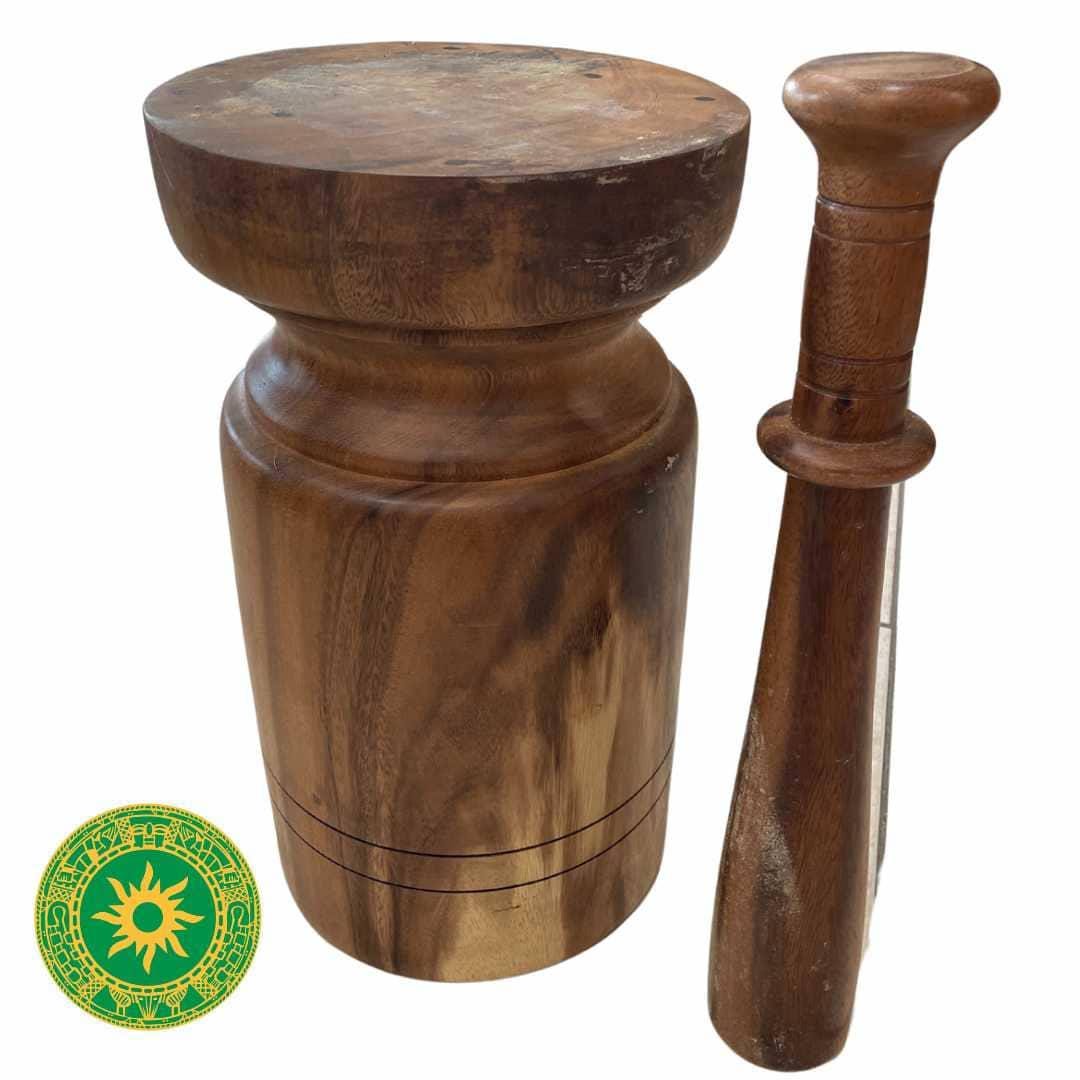 Timber Pilon 100% Wooden Pilon With Mortar - Etsy