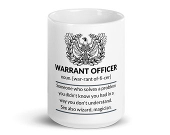 Warrant Officer Definition Mug