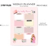 Weekly Planner Printable Digital Download Fashion Planner Girly Planner ...