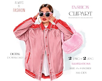 Fashion Clipart, Blond Woman PNG, Blond Girl PNG, Girl Clipart