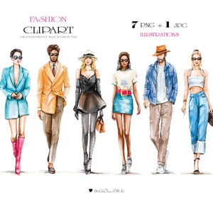 Aquarell Menschen, Aquarell Frau, Aquarell Mann, Vielfalt Clipart, Vielfalt Illustration, Mode Clipart, Mode Menschen Clipart PNG
