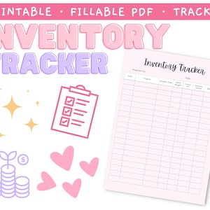 Inventory Tracker | Inventory Checklist | Inventory | Products Inventory | Inventory Log | Business Inventory | Inventory Management