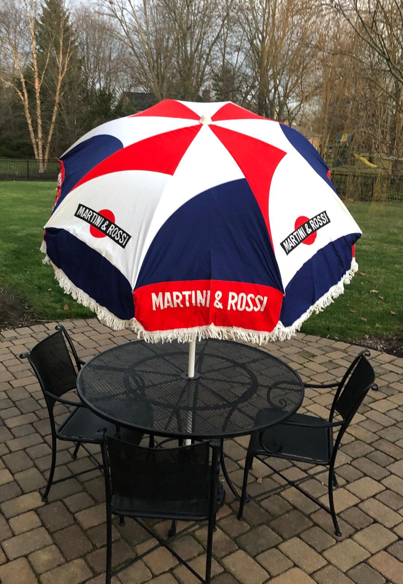 Martini & Rossi Vintage Cafe Umbrella 6' Tall 72 Etsy