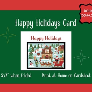 Printable Happy Holidays Card Christmas - Il 300x300.3428853198 7835 