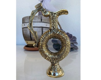 Vintage Decorative Brass Pitcher Vase Solid Brass christmas Gift For Ornament