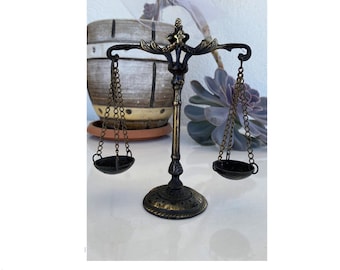 Scales of justice, libra scale, Justice Jewelry, Christmas Brass Justice Office Decor christmas
