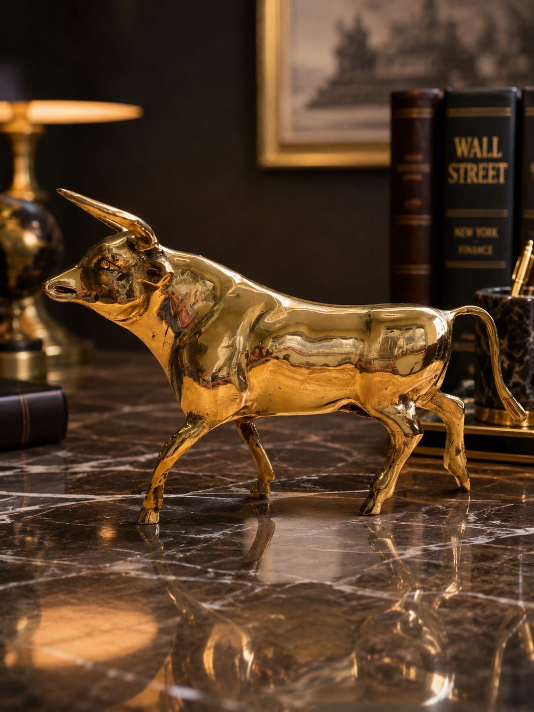 Wall street bull statue - Etsy 日本