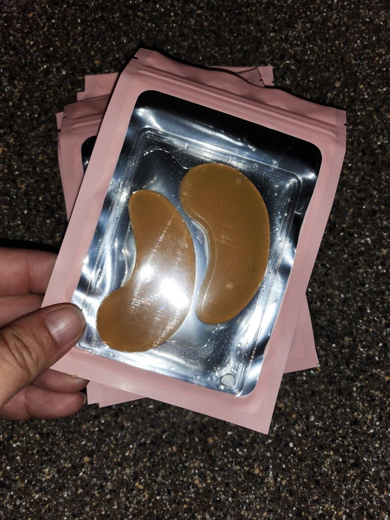 Caffeinated REUSABLE Under Eye Patches Under Eye Bags Puffy Etsy