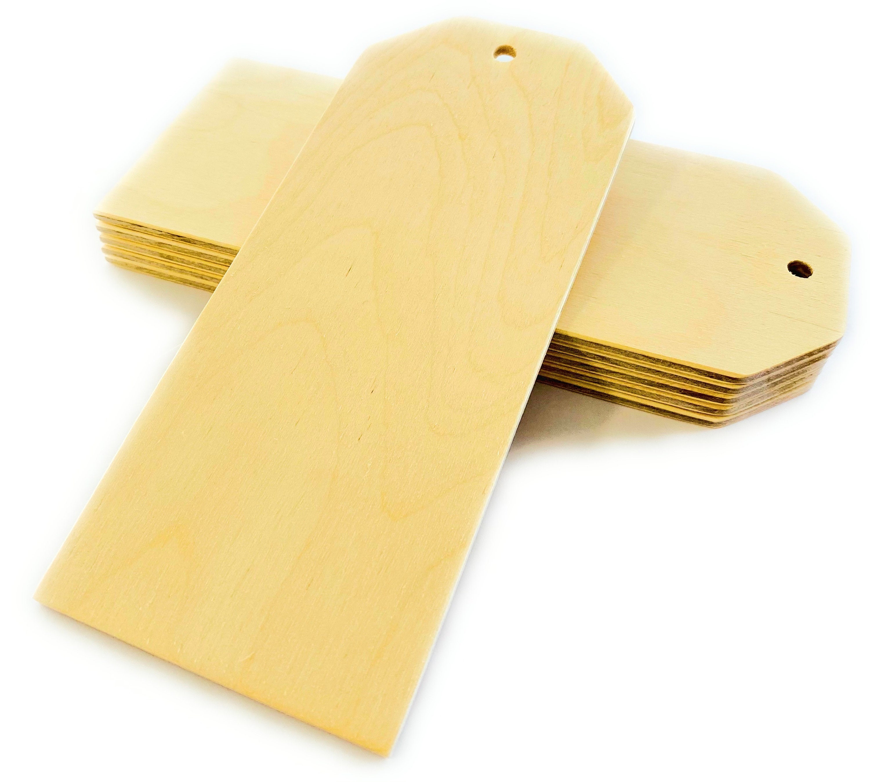 6 x 2.5 Blank Wood Tag Wood Gift Tag Wooden Tag Etsy