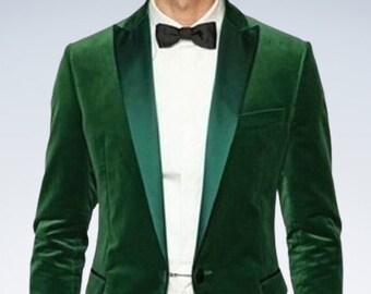 green suede suit jacket