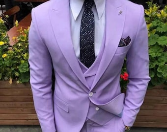 Purple Wedding Suits for Men - Etsy