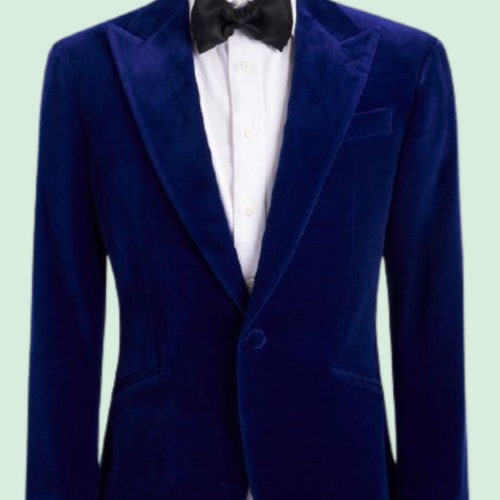Men Tuxedo Jacket White Wedding Coat Groom Blazer One Button - Etsy