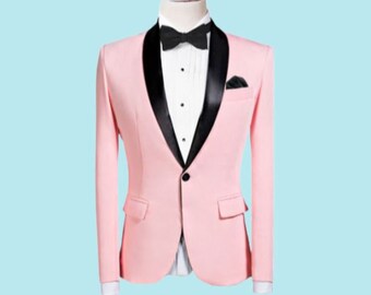 mens light pink jacket