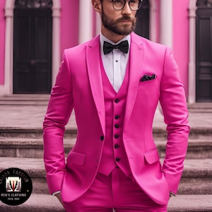 Hot pink mens jacket clearance