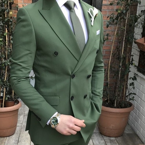 Men Wedding and Party Wear Men Suits Formal Fashion Green - Etsy