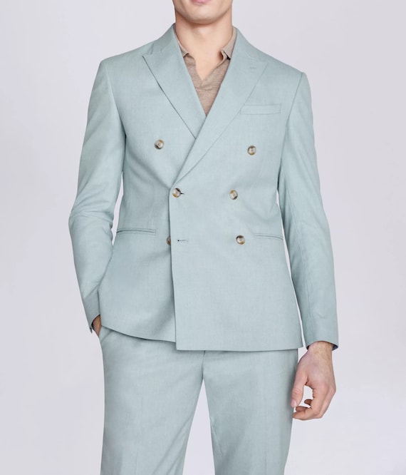 Men Suit Double Button Designer 2 Piece Suit Formal Suit for Dinner Party  Men Elegant Suit -  Canada