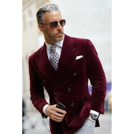 Wine Color Men 2 Piece Suits Wedding Wear Slim Fit 2 Piece Suits Premium Fabric