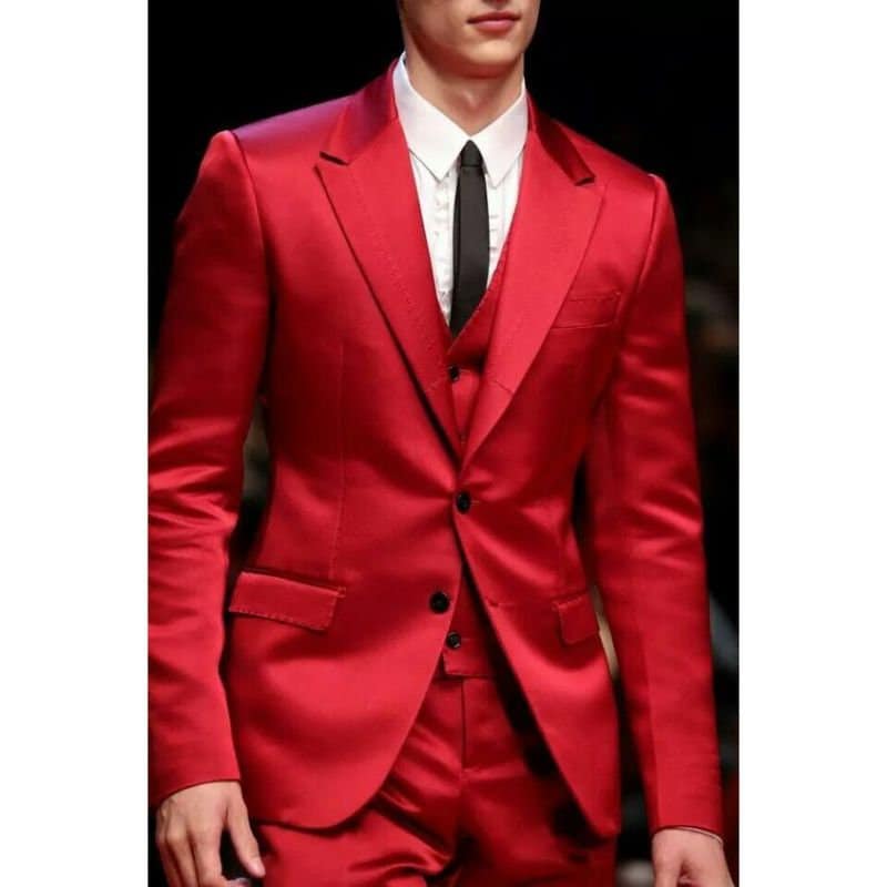 Men Red Suits Etsy Singapore