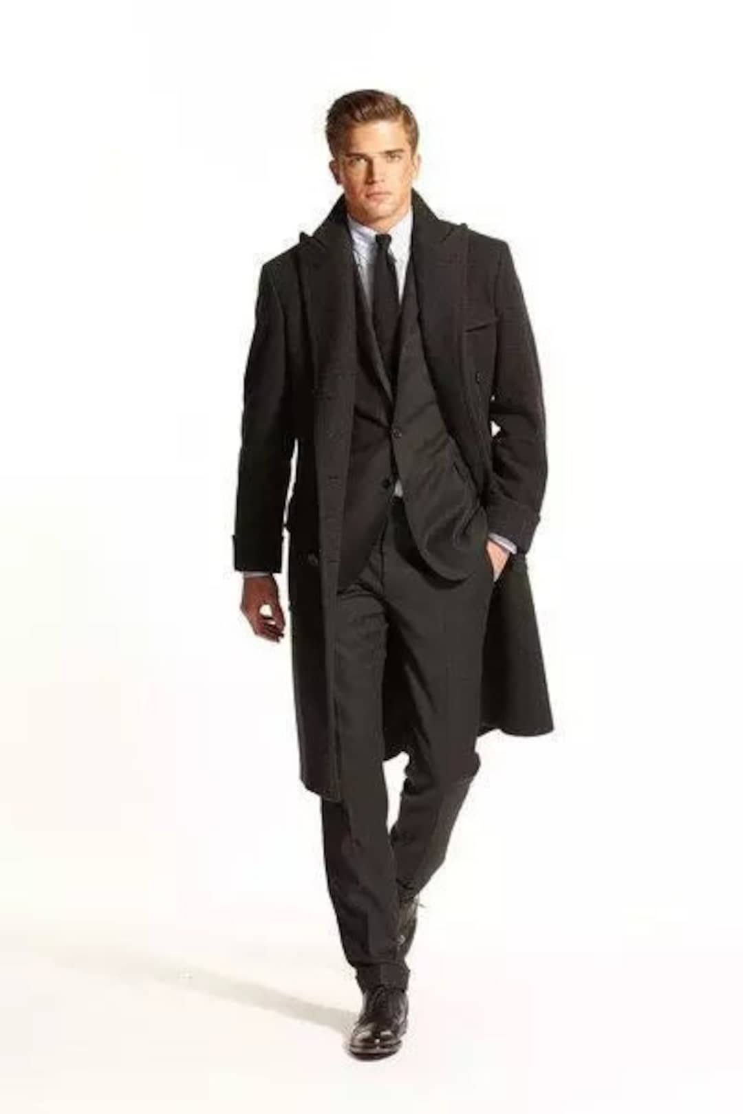 3 piece top suit with overcoat