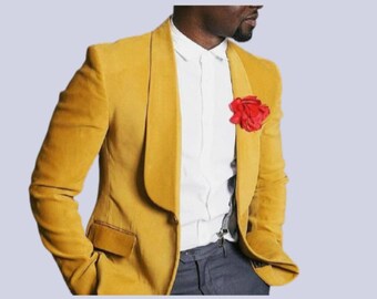 yellow dinner jacket