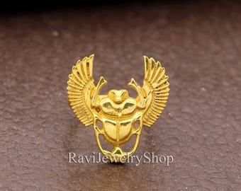 Beetle Ring, Bug Ring, Scarab Ring, Brass Ring, Insect Ring, Egyptian Scarab Ring, Egypt Beetle Ring, Talisman Amulet Symbol Ring,