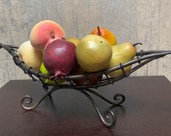 9 Artificial Fruits Pears Pomegranate Peach Fake Fruits Home decoration Lifelike Normal Size