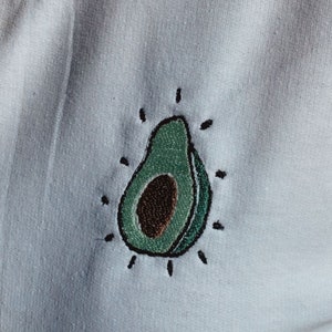 Avocado bestickt Crewneck