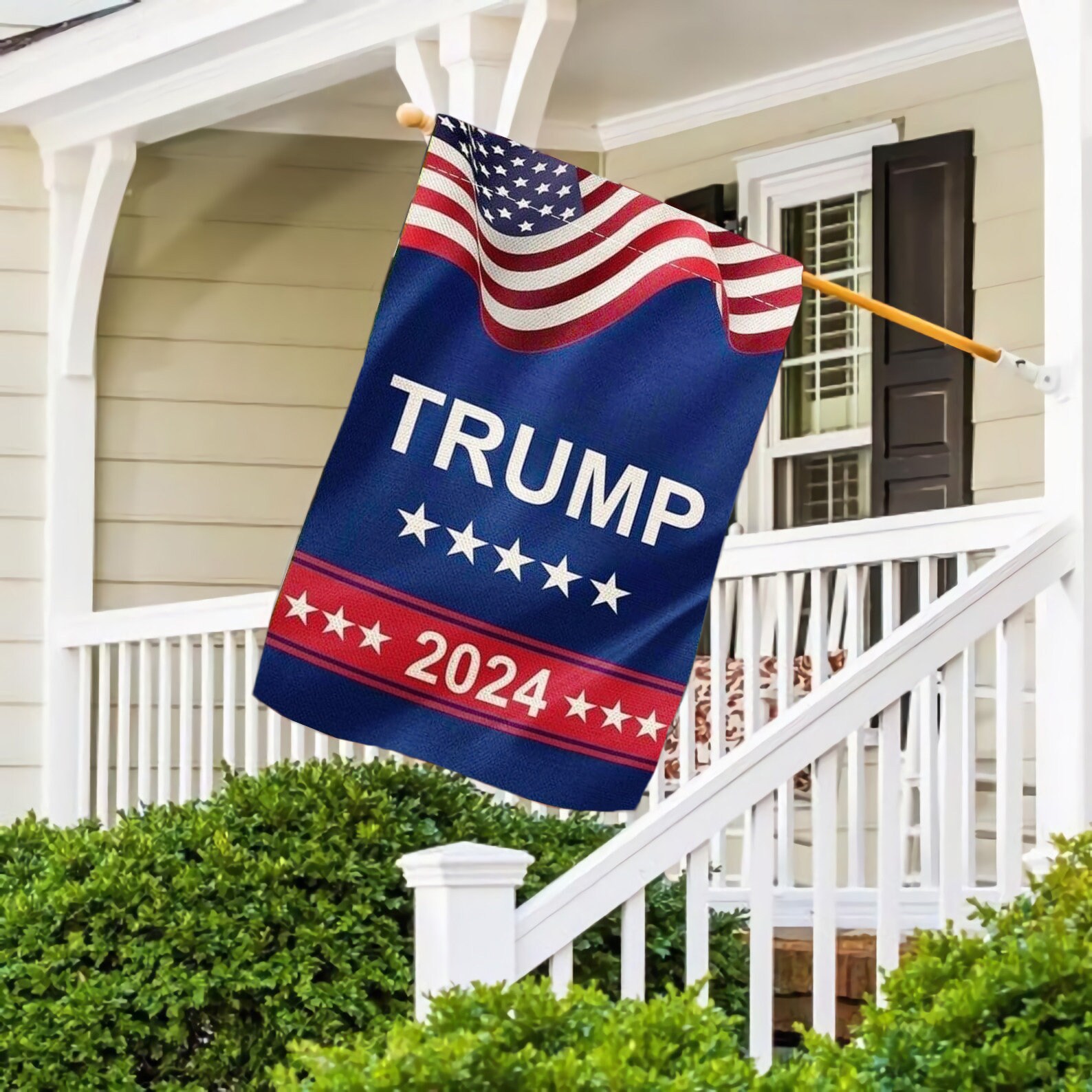 Donald Trump 2024 House Flag and Garden Flag TAKE American Etsy
