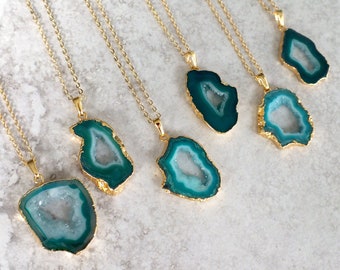 geode jewelry druzy necklace tassel necklace raw crystal jewelry gemstone jewelry, gemstone necklace boho jewelry geode necklace