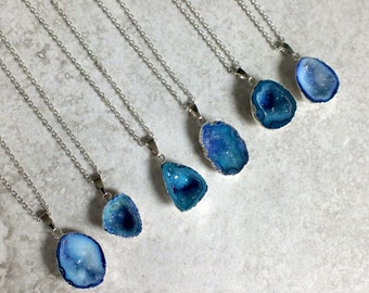 geode jewelry druzy necklace tassel necklace raw crystal jewelry gemstone jewelry, gemstone necklace boho jewelry geode necklace