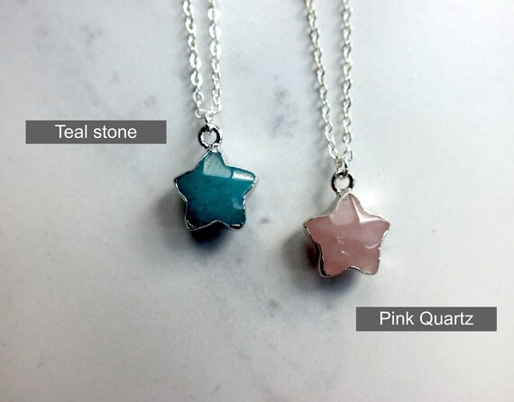 Star on sale stone necklace