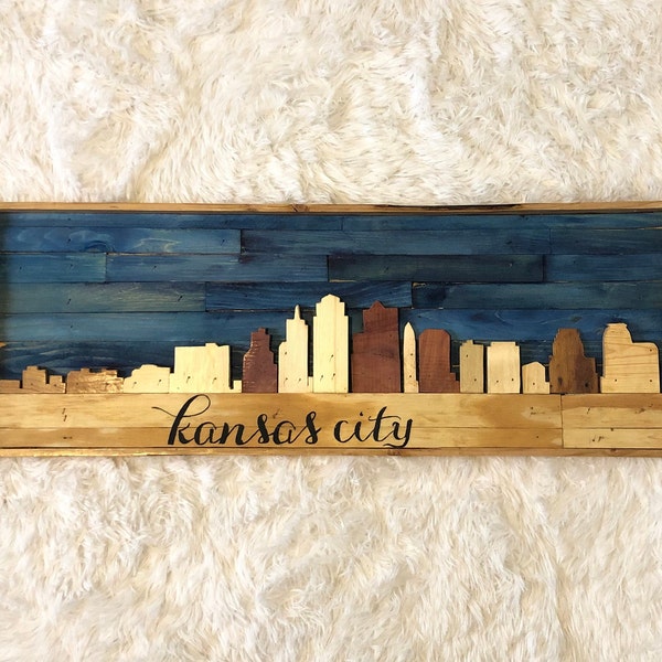 Kansas City Skyline Etsy