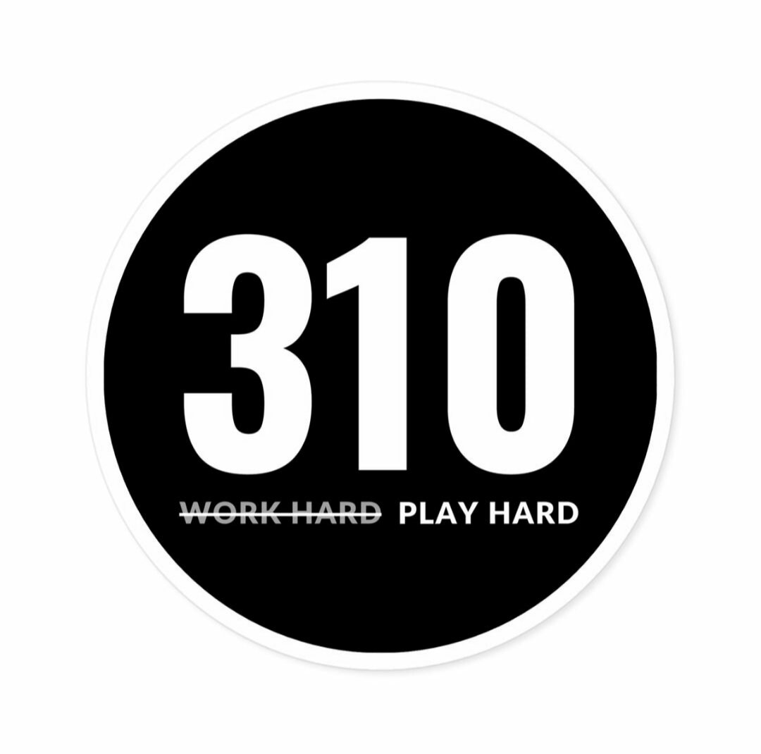 310 Area Code Sticker - Etsy