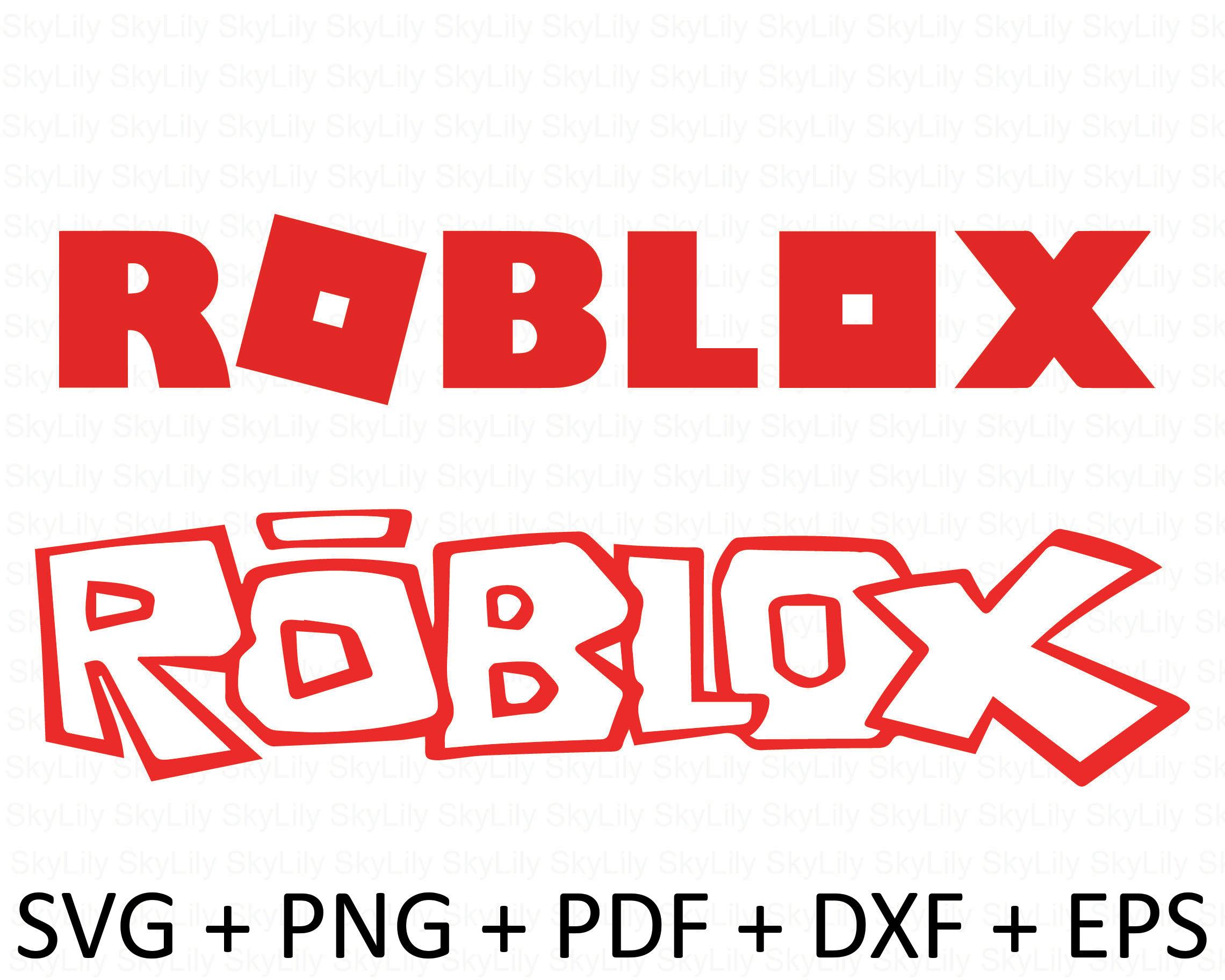 Download Roblox Logo SVG Bundle 2 Designs Svg Png Pdf DXF | Etsy