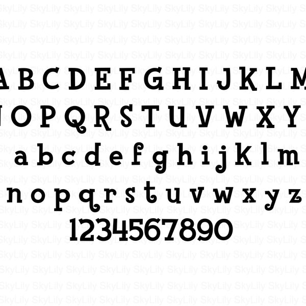 Animal Crossing Font - .TTF Format - Letters, Numbers, Symbols - Instant Digital Download