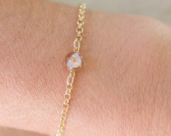 Fertility hope bracelet. Mustard seed and baby's breath fertility bracelet. Hope for baby. Faith gift for mom to be. Infertility gift IVF