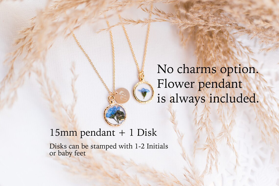 Me Not Flower Miscarriage Gift Necklace. Child Loss Etsy