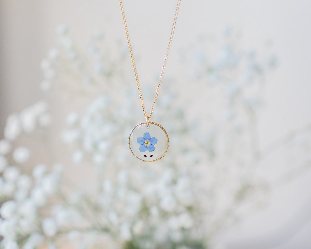 Me Not Seed & Flower Miscarriage Necklace Gift. Me Not