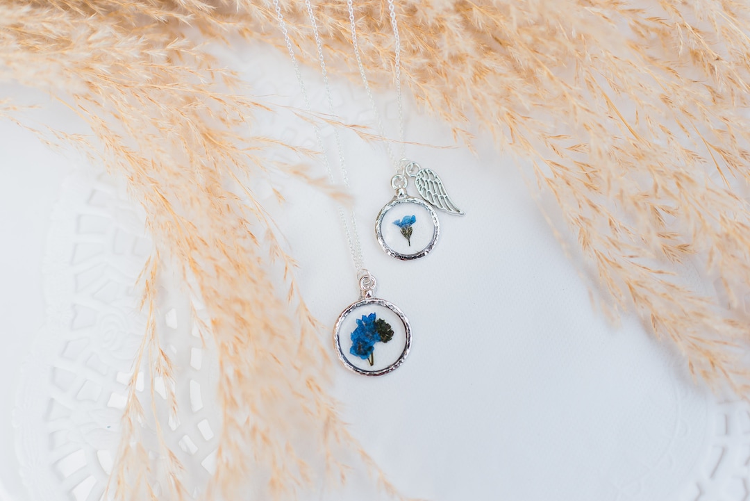 Me Not Flower Miscarriage Gift Necklace. Sympathy and Etsy