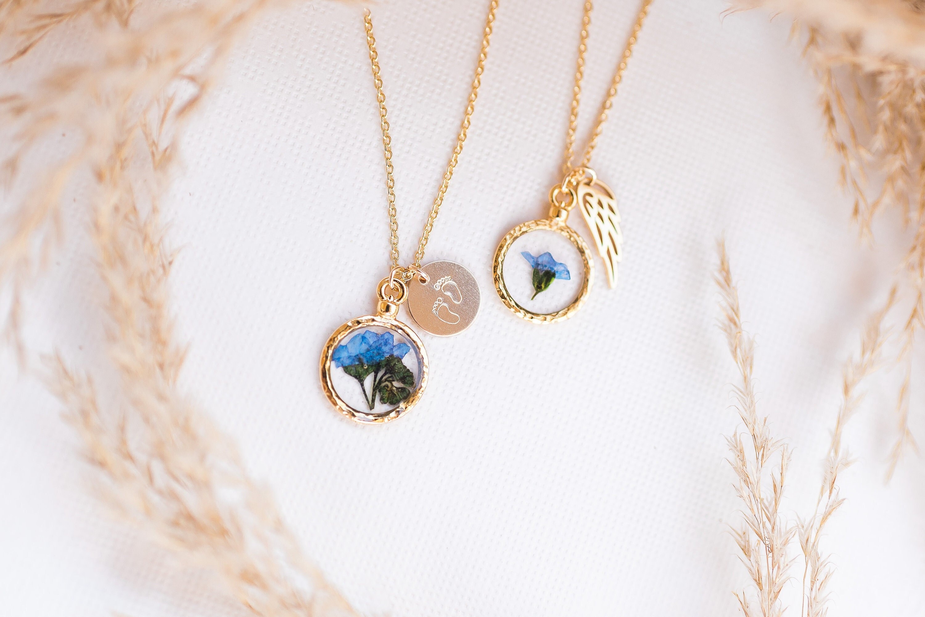 Me Not Flower Miscarriage Gift Necklace. Child Loss Etsy