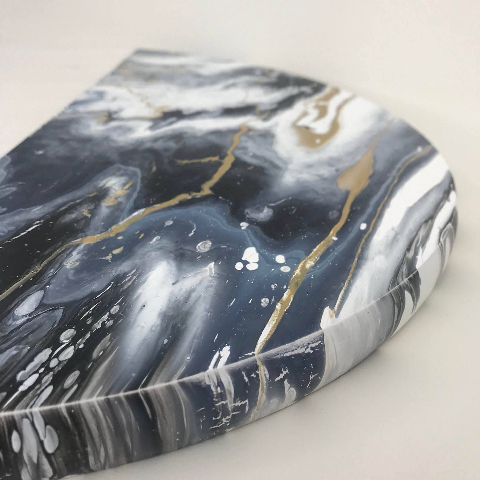 Bandeja Susan moderna y minimalista de mármol bandeja de | Etsy