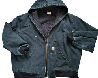 Carhartt Hooded Jacket Vintage - Etsy