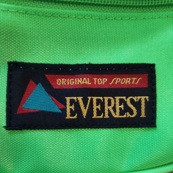 Everest Original Top Sports Neon Green Retro Fann… - image 3